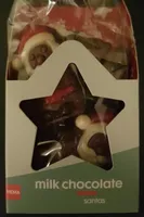 Milk Chocolate santas