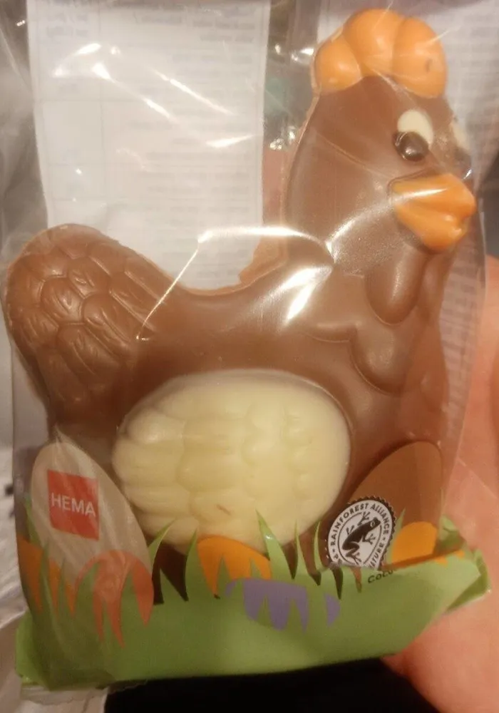 Poules en chocolat