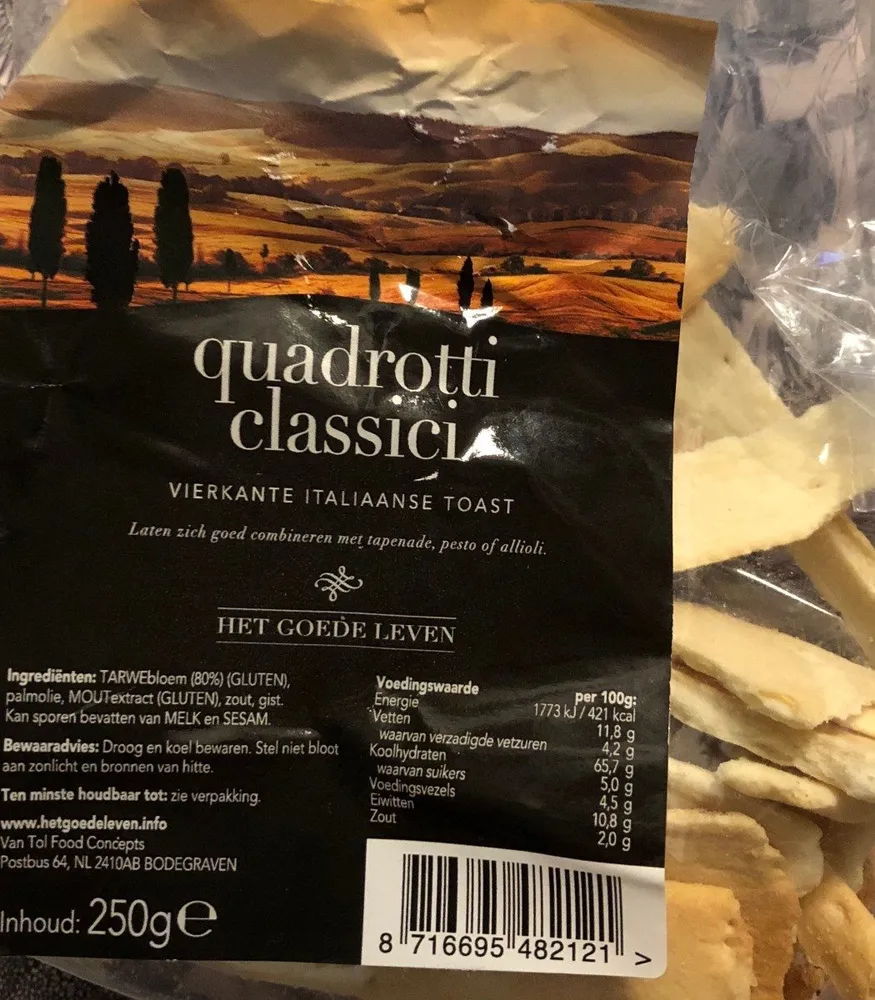 Quadrotti classici