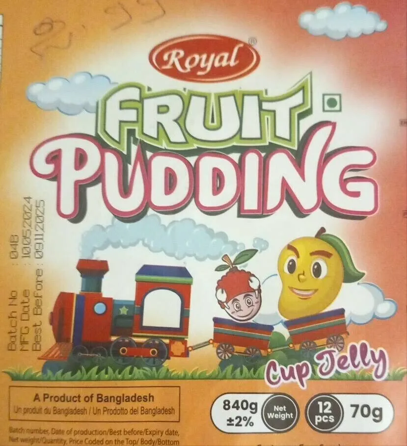 Fruit pudding