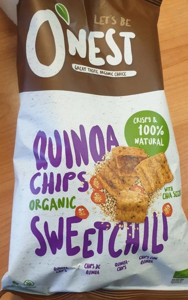 Quinoa chips organic sweet chili