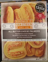Palmiers au beurre et au fromage