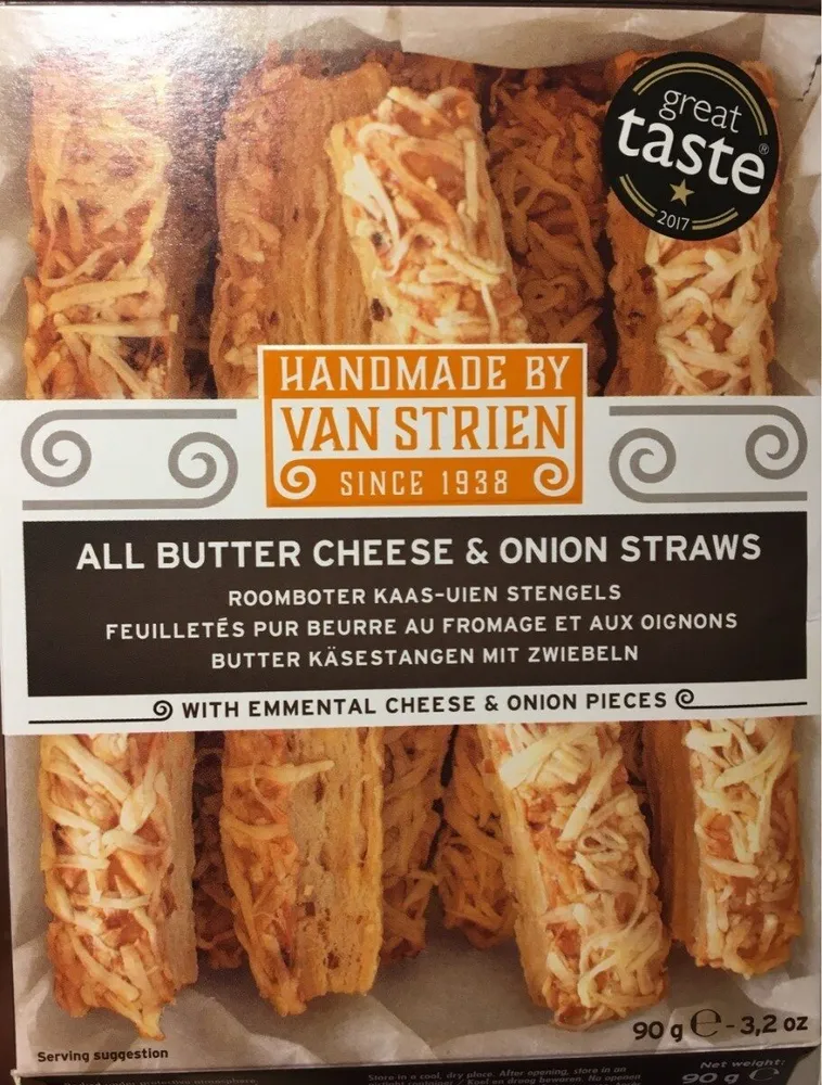 All butter cheese & onions straws