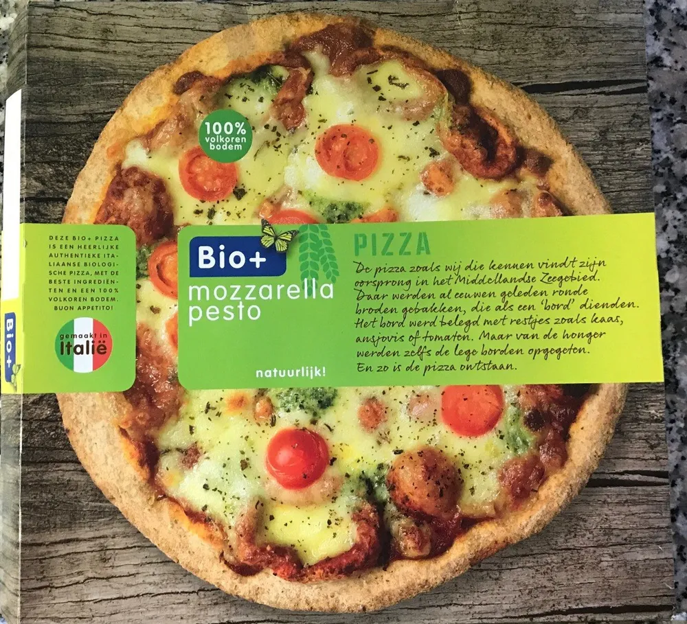 Pizza mozzarella-pesto