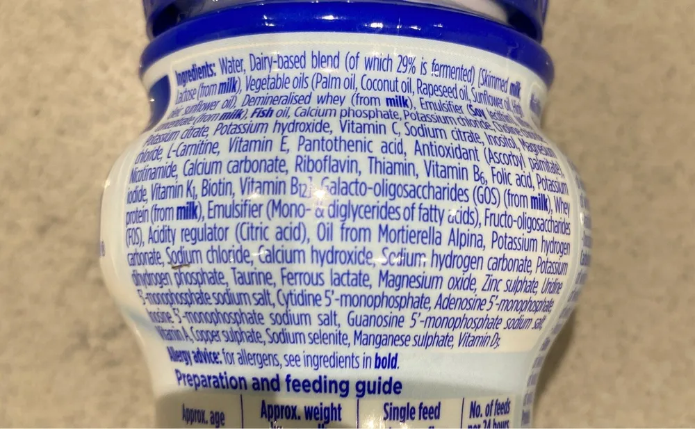 1 First Baby Milk Formula From Birth