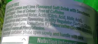 7up, free, flavoured soft drink with sweeteners, lemon and lime