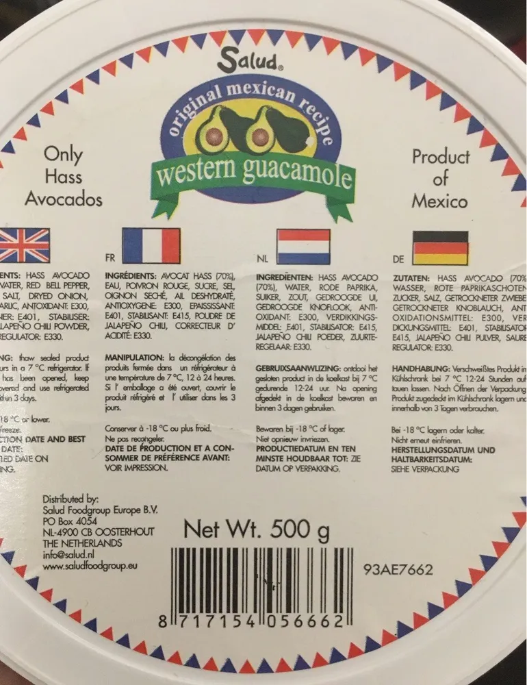 500G Guacamole Western Simplot