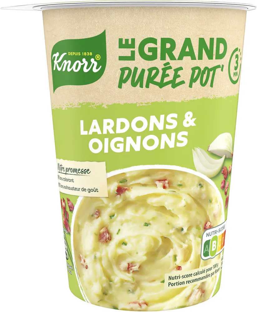Knorr potato puree bac 8x76g cup eb fr