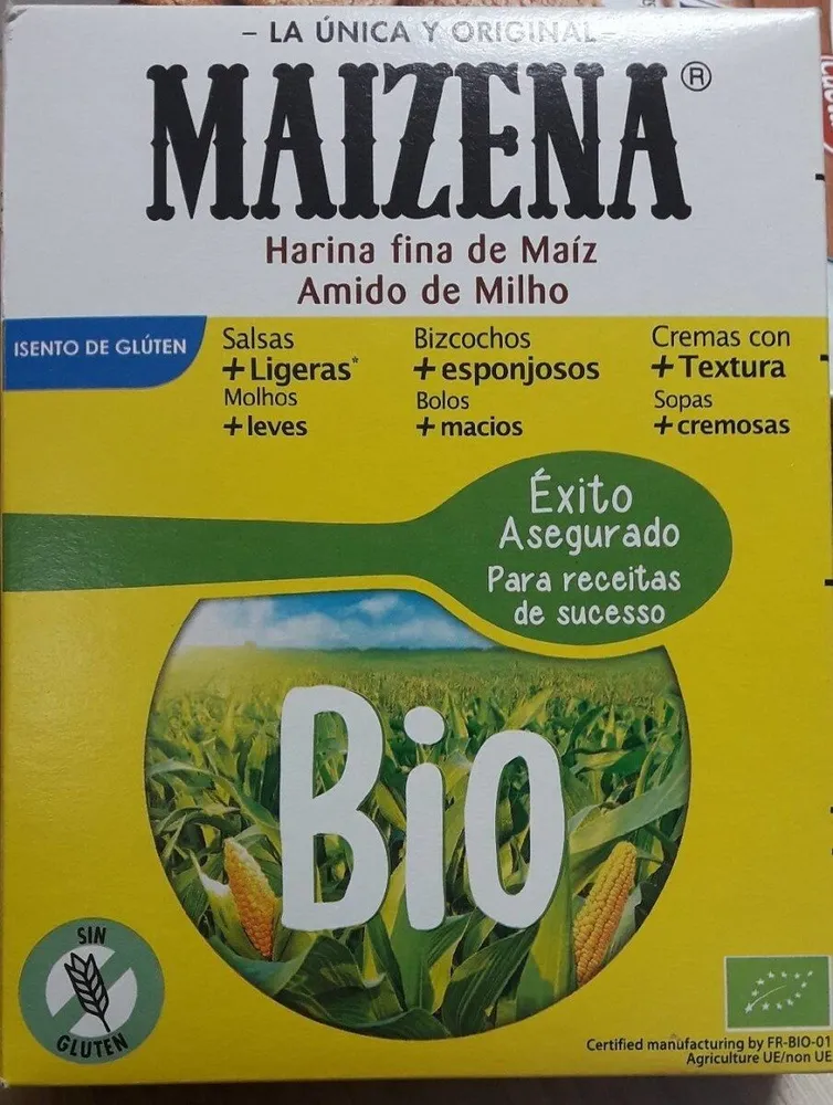 Harina fina de maíz bio