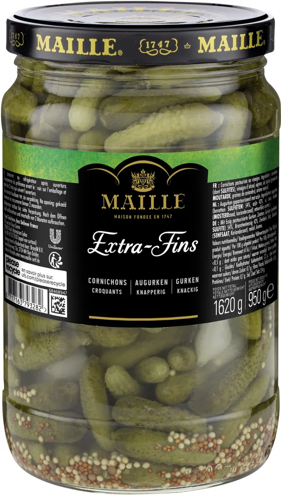 Maille Cornichons Extra-fins bocal 950g