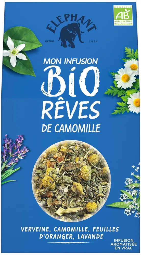 Elephant Mon Infusion Bio Rêves de Camomille Vrac 80g