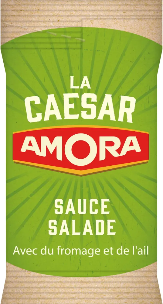 Amora Sauce salade Caesar carton 50 portions 30 ml