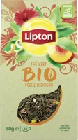 Lipton Thé Vert Bio Pêche Hibiscus Vrac 80g