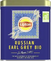 Lipton Thé Noir Bio Russian Earl Grey 150g