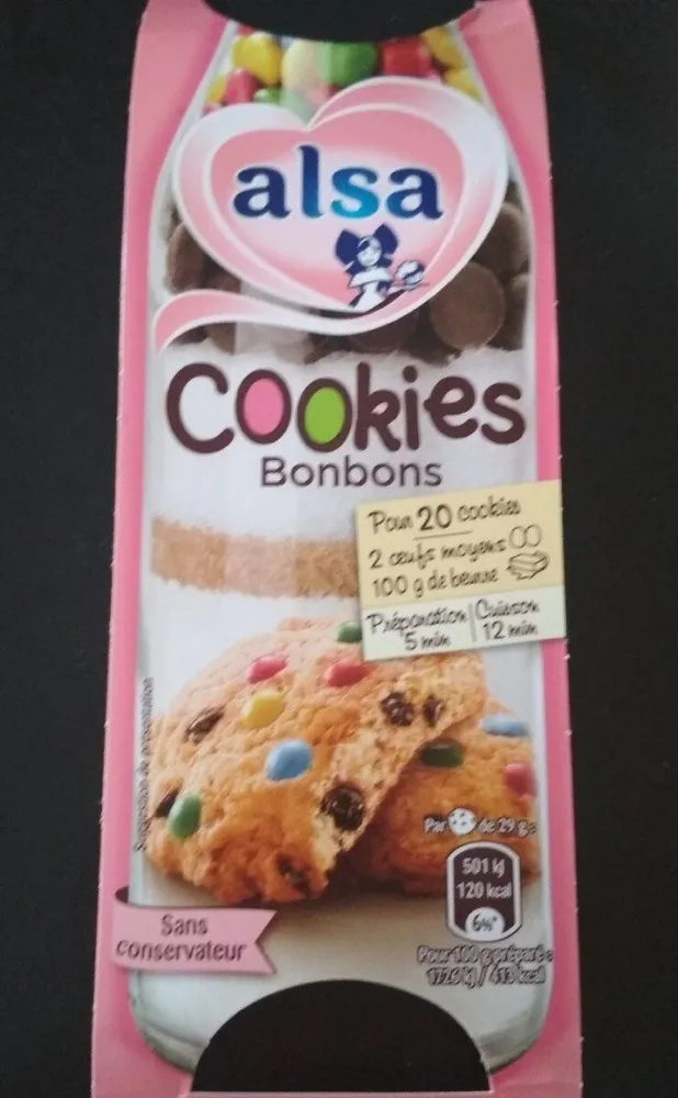 Préparation pour cookies bonbons