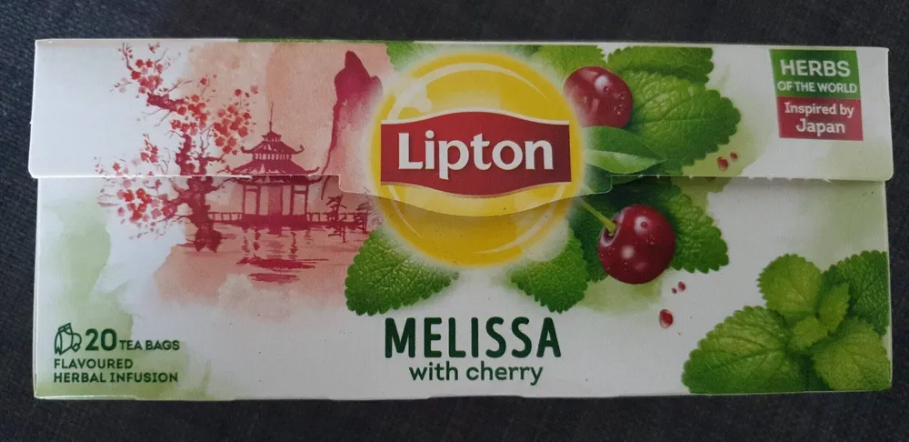 Thé Melissa with cherry