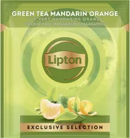 Lipton Exclusive Selection Thé vert Mandarine Orange 25 sachets pyramides