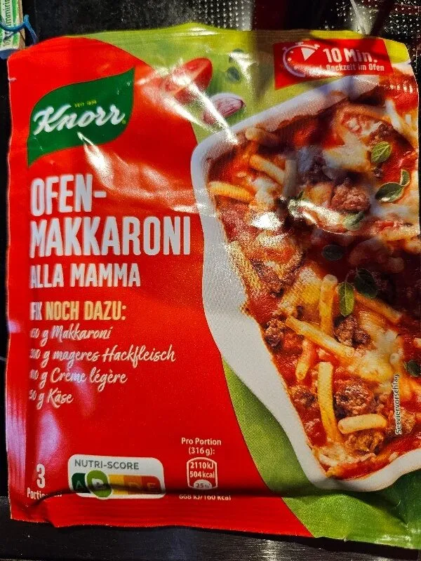 Ofen-Makkaroni alla Mamma