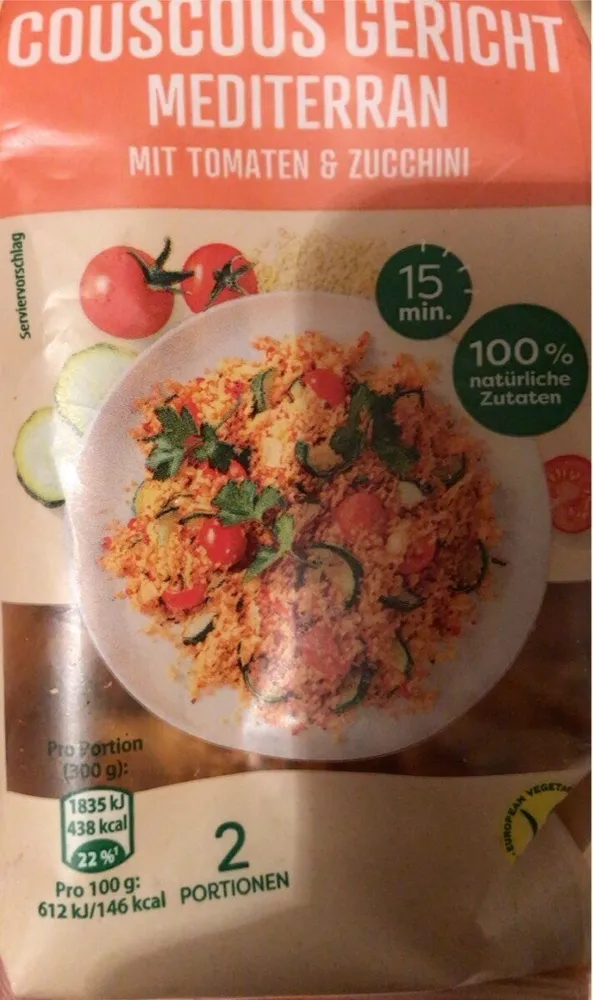 Couscous Gericht Mediterran