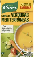 Crema de verduras mediterráneas