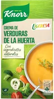 Ligeresa crema de verduras de la huerta
