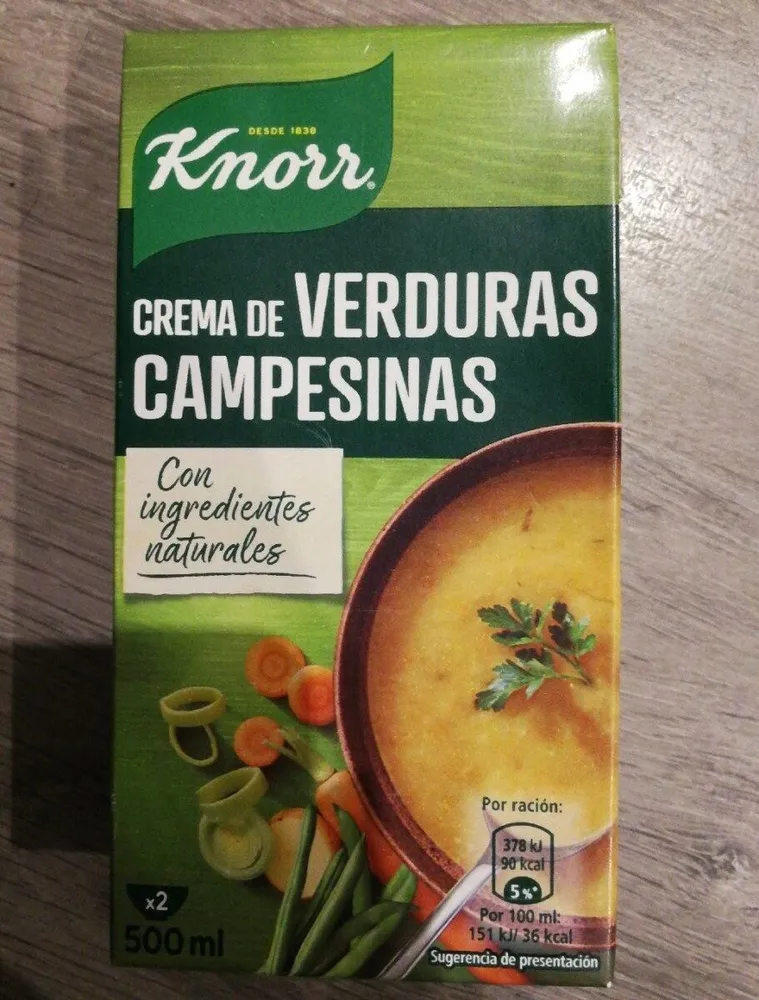 Crema de verduras campesinas