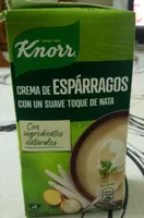 Crema de espárragos con suave toque de nata