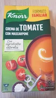 Crema de tomate con mascarpone envase 1 l