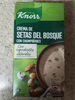 Crema de setas del bosque con champiñones