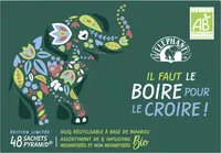 Elephant Coffret Infusion Bio de 6 Tisanes Aromatisées avec Mug 48 Sachets Pyramid