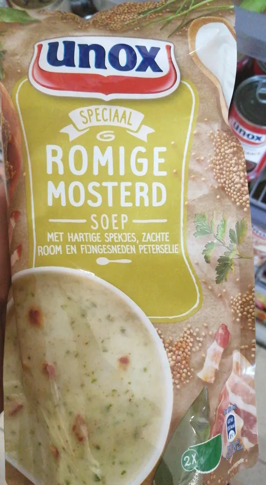 Romige mosterd soep
