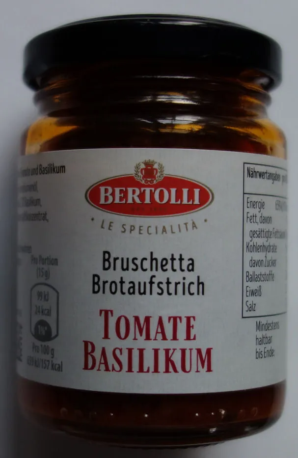 Bruschetta Brotaufstrich Tomate Basilikum