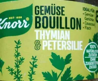 Gemüse Bouillon Thymian Petersilie