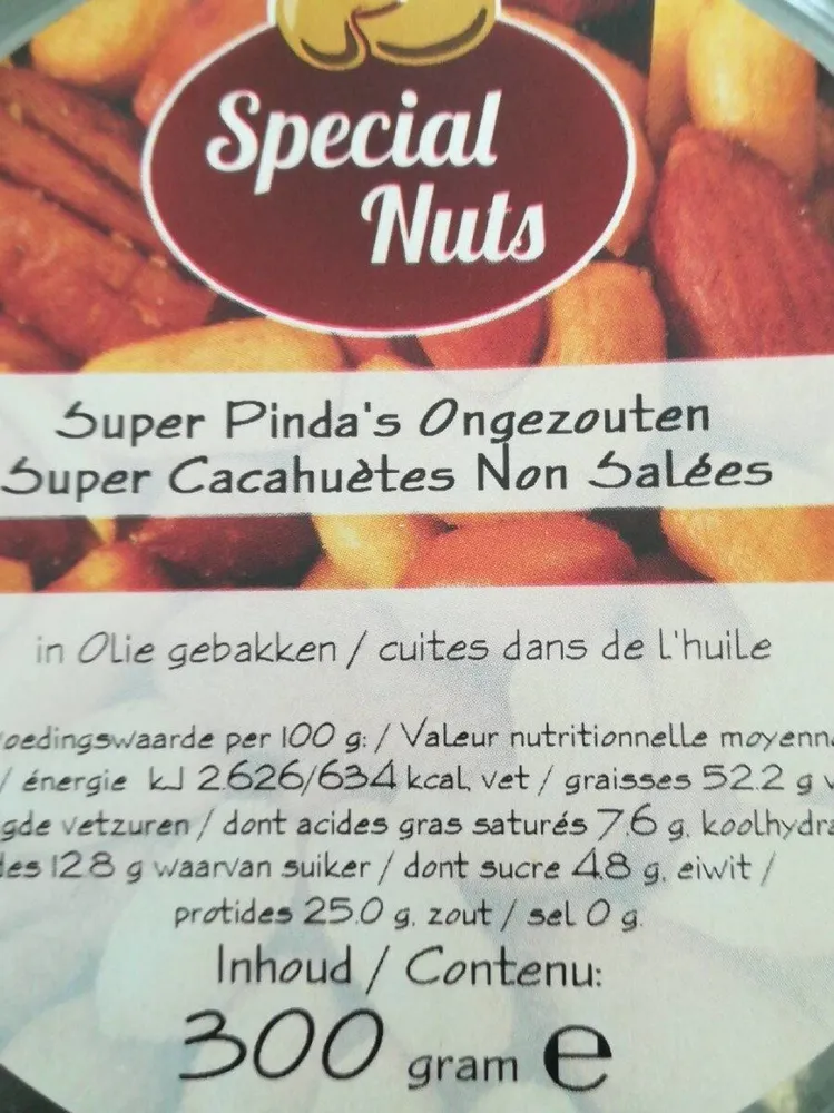 Super Pinda's Ongezouten