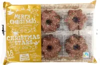Christmas Stars with cocoa cream