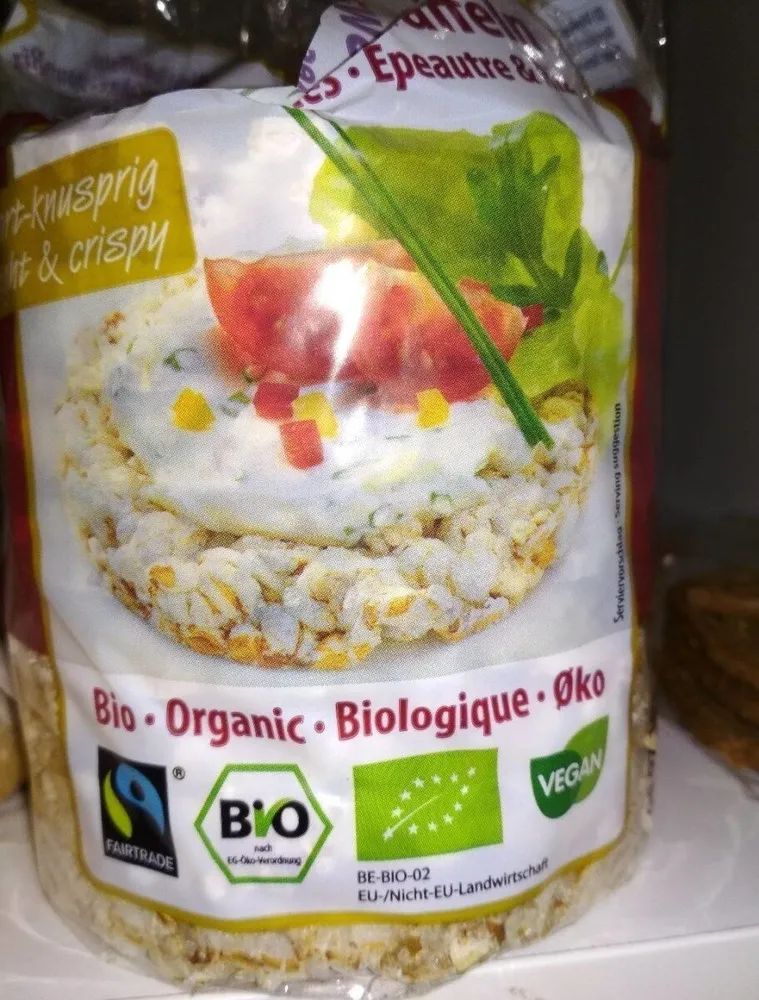 Dinkel Reiswaffeln