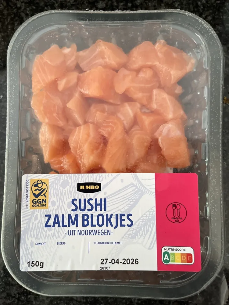 Sushi Zalm blokjes