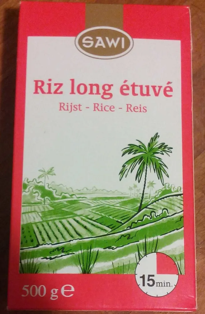 Riz long étuvé