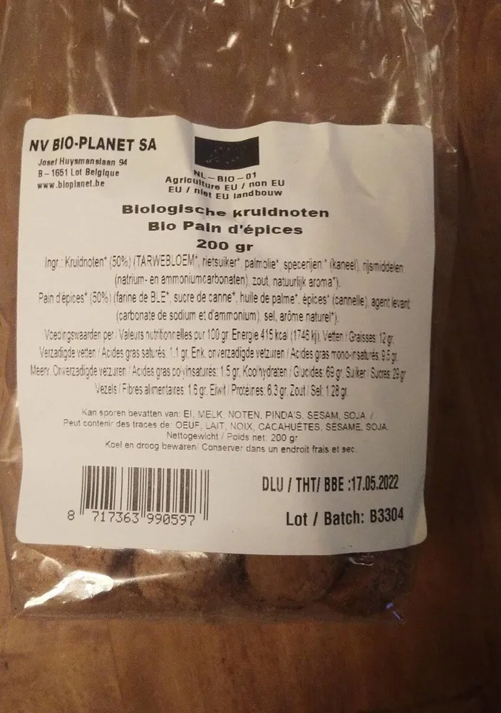 Biologische kruidnoten