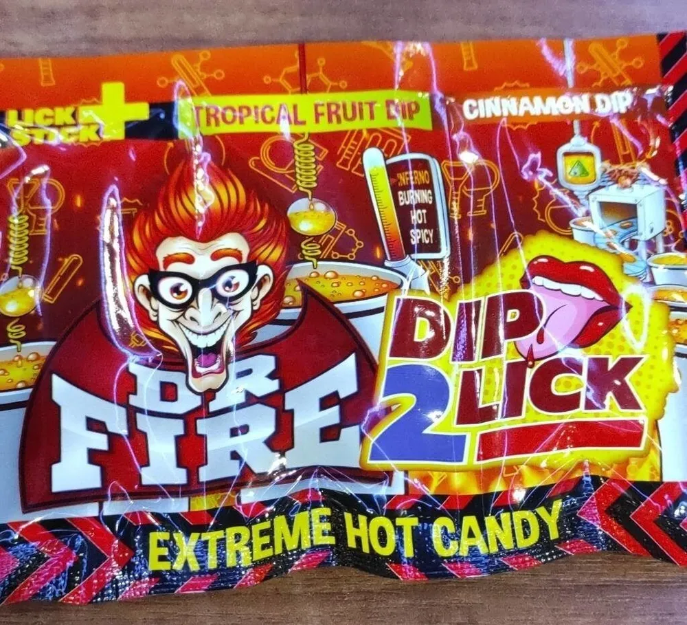 Dip lick hot candy