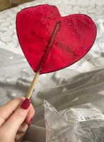 Heart pop red 80