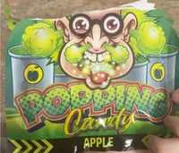 Popping candy apple