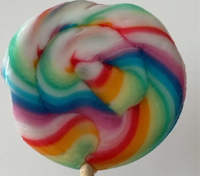 Felko Lolly Mini-spirale Arc-en-ciel 7CM X24