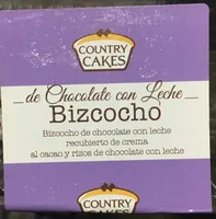 Bizcocho de chocolate con leche