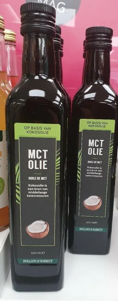 OP BASIS VAN KOKOSOLIE MCT OLIE HUILE DE MCT Kokos