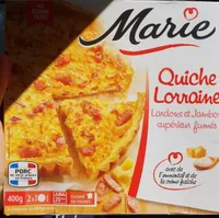 Quiche Lorraine Lardons Jambon Marie