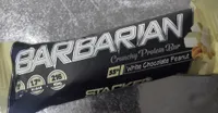 barbarian crunchy protein bar white chocolate peanut