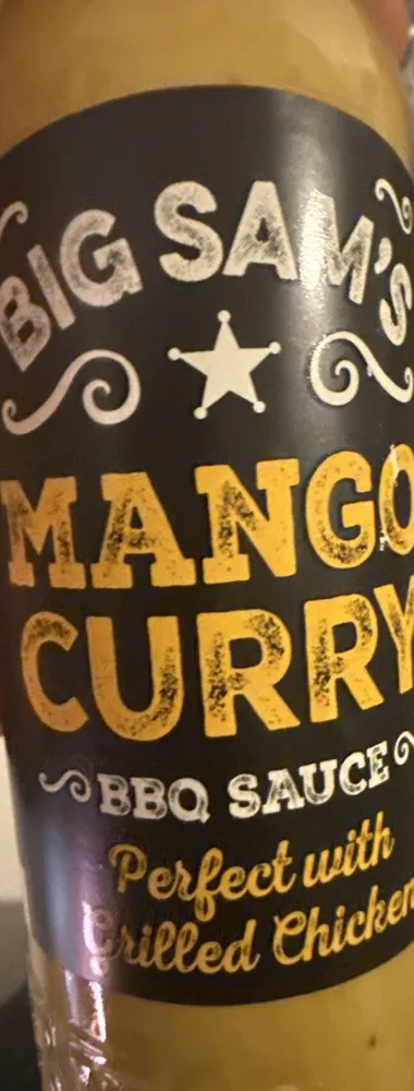 Big Sam‘s Mango-Currysauce