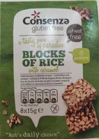 Blocks of Rice with Caramel