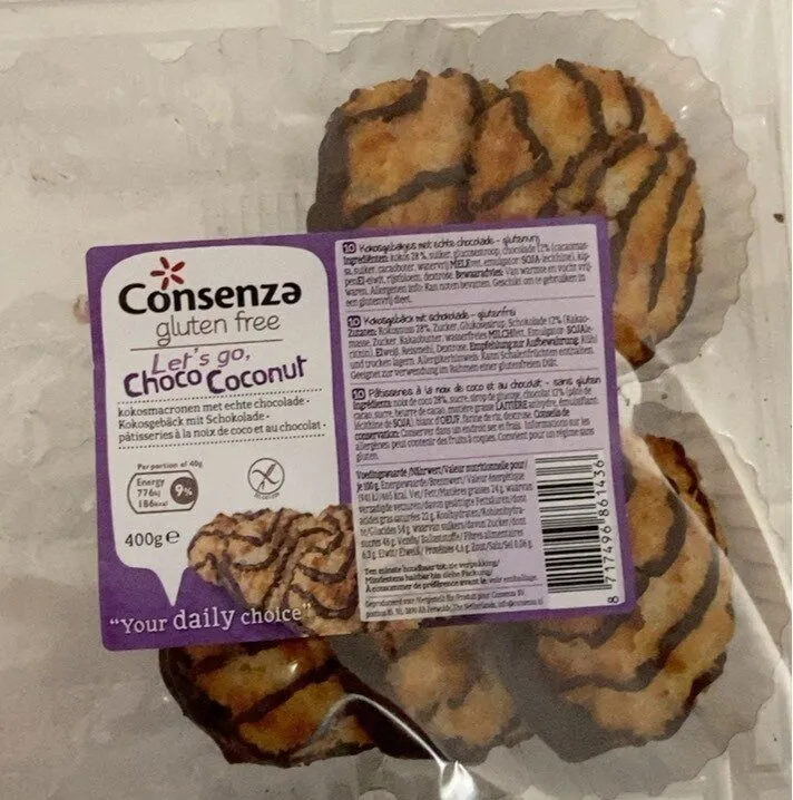 Pâtisseries à la noix de coco et au chocolat